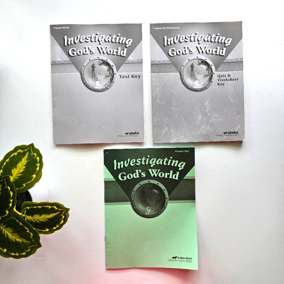 Abeka 5th Grade Investigating God's World Answer Key Science Quiz Test Key - Picture 1 of 4